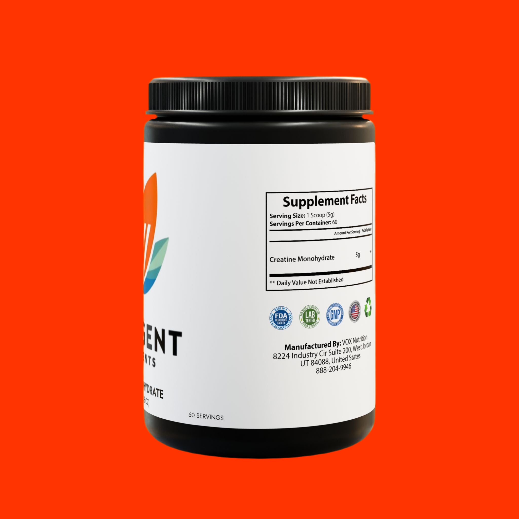 Divergent Supplements Creatine Monohydrate