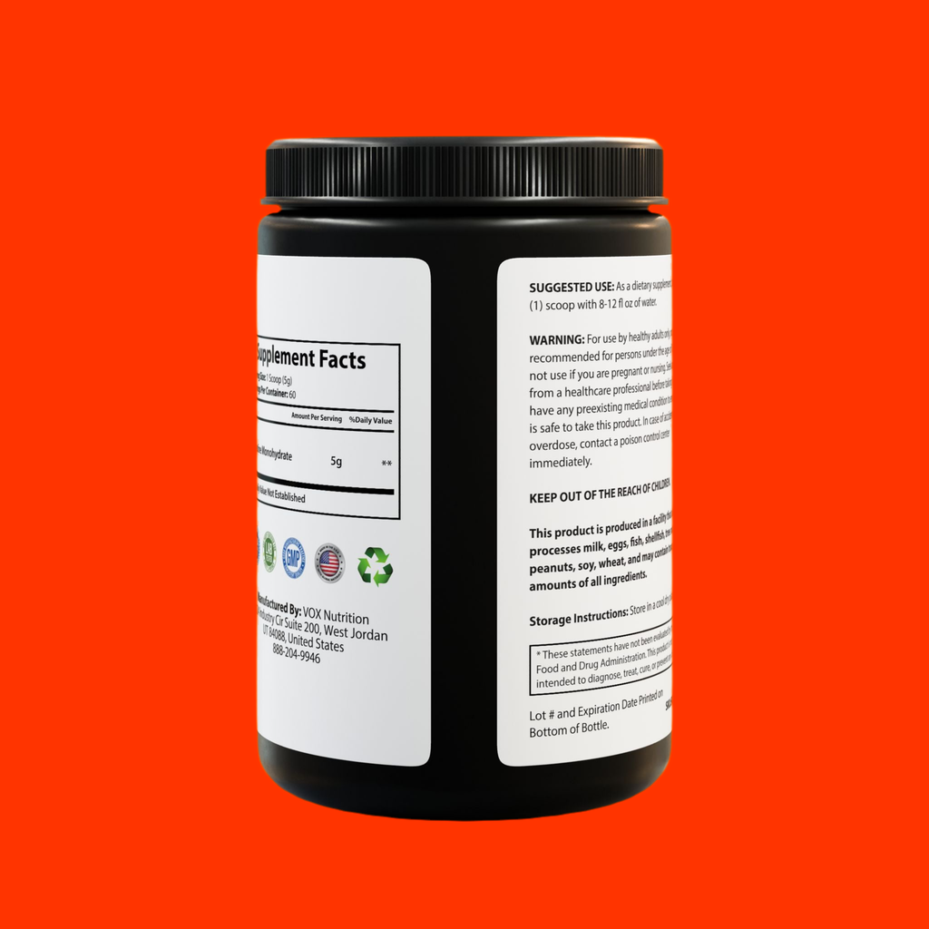 Divergent Supplements Creatine Monohydrate