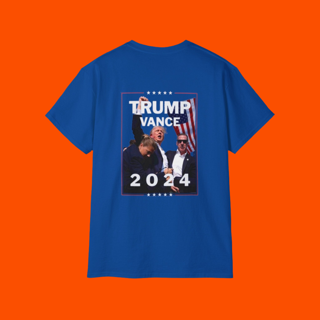 Trump Vance Rally Tee (Blue)