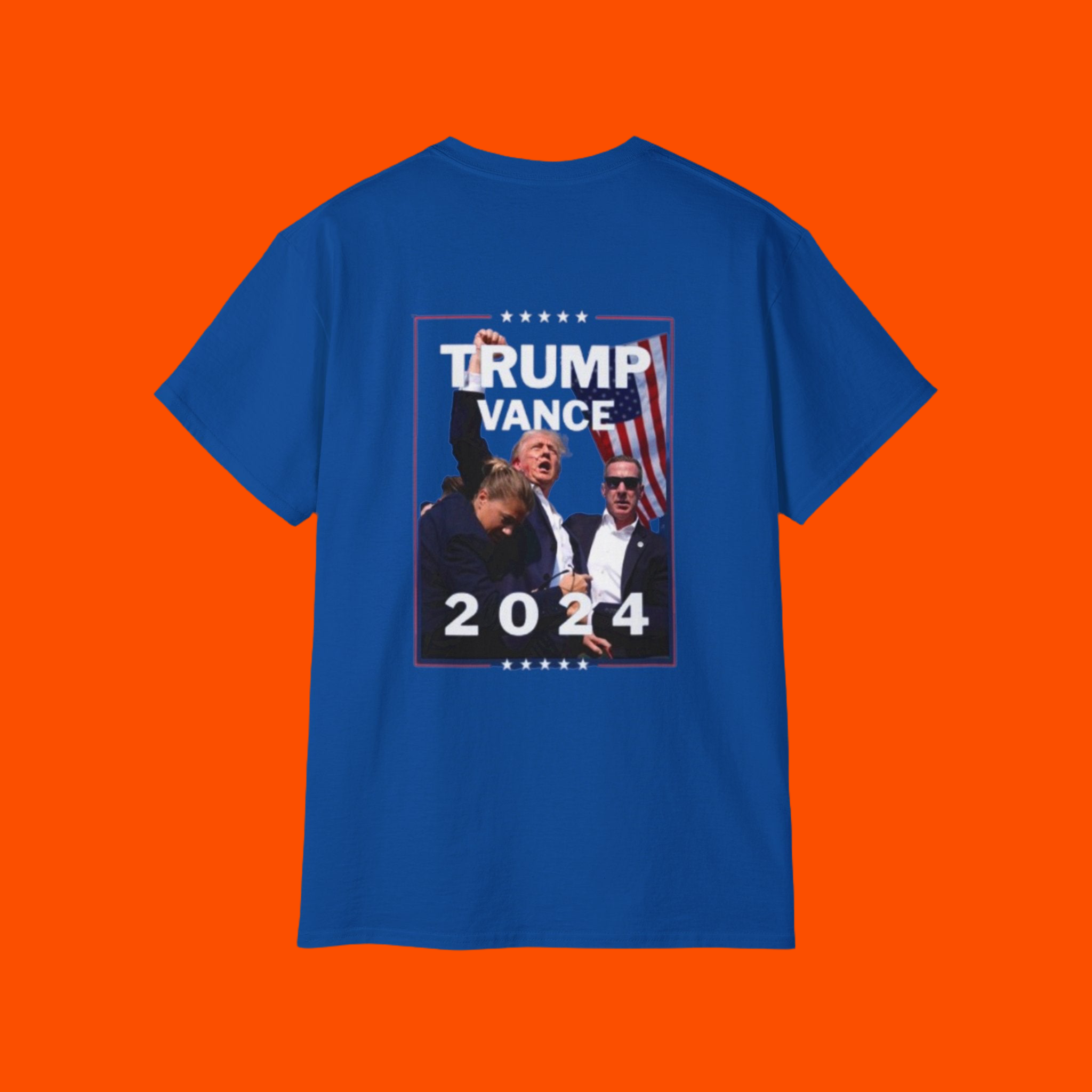 Trump Vance Rally Tee (Blue)