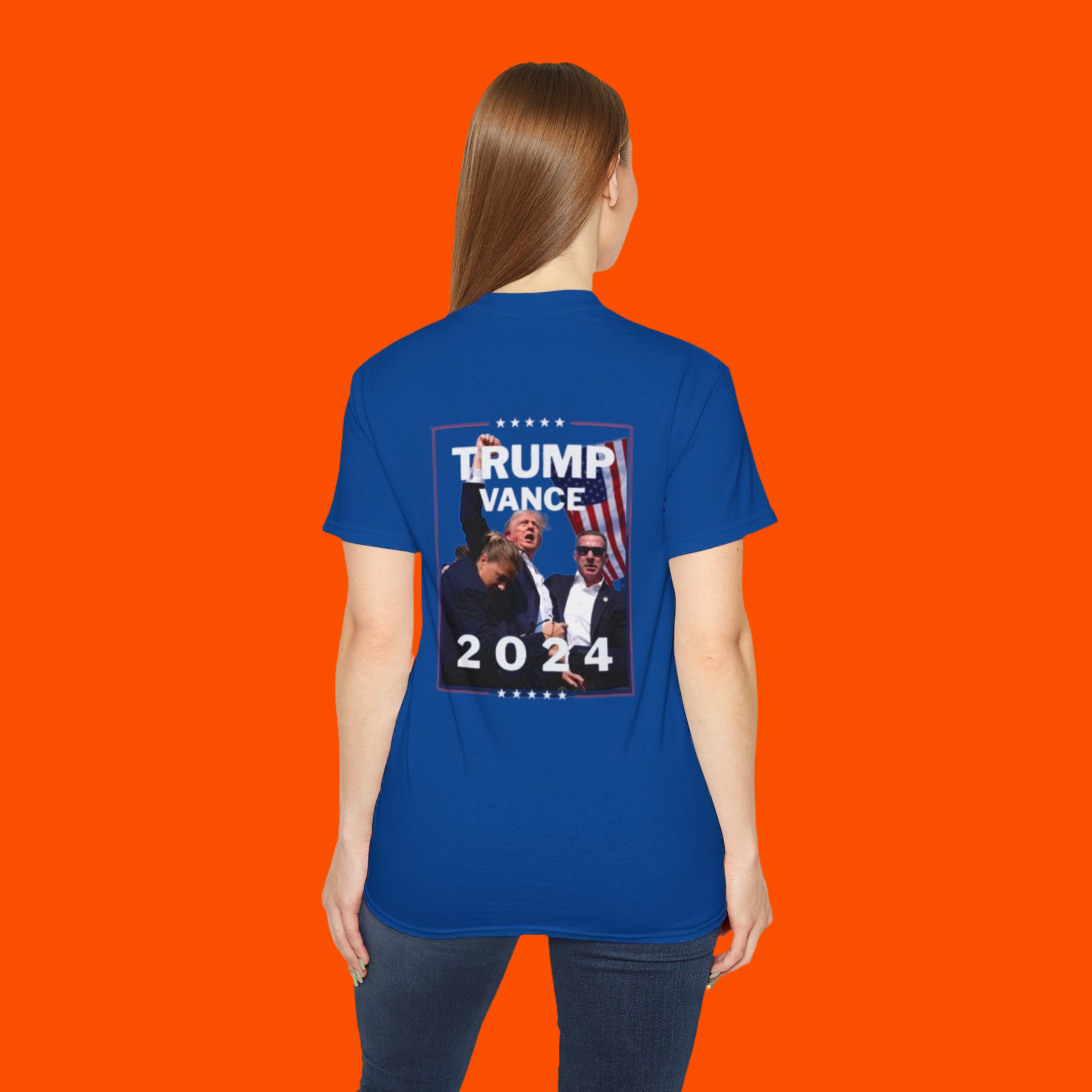 Trump Vance Rally Tee (Blue)