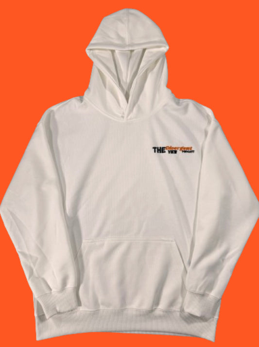 Embroidered TDVP hoodie (white)